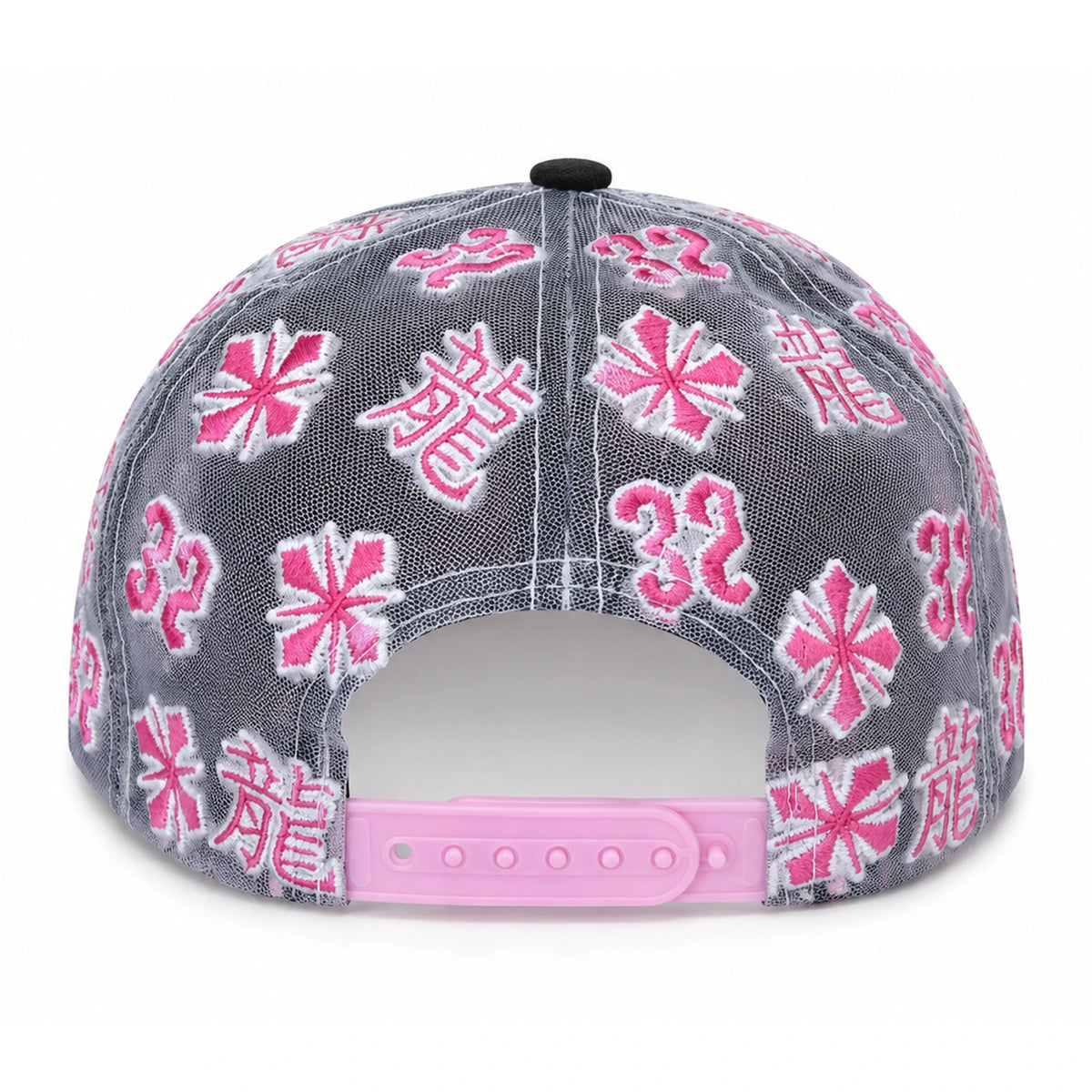 Gorra Shifu Abz Pink Negra Fearless vista back