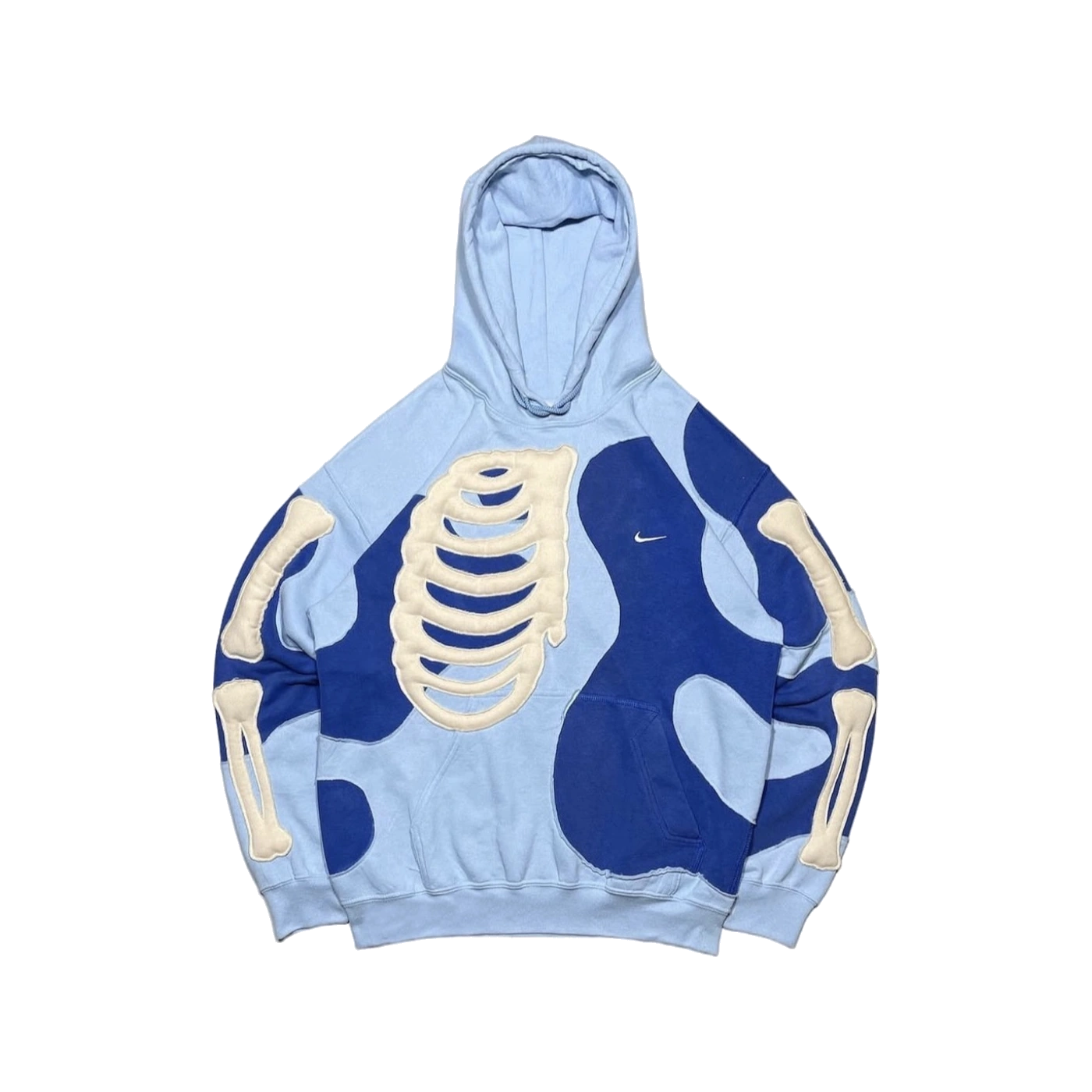 Sudadera Costillas Cielo Azul Fearless con gráfico streetwear en hoodie unisex