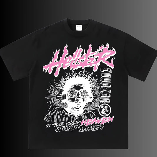 Hellstar Skull Radio Graphic T-Shirt