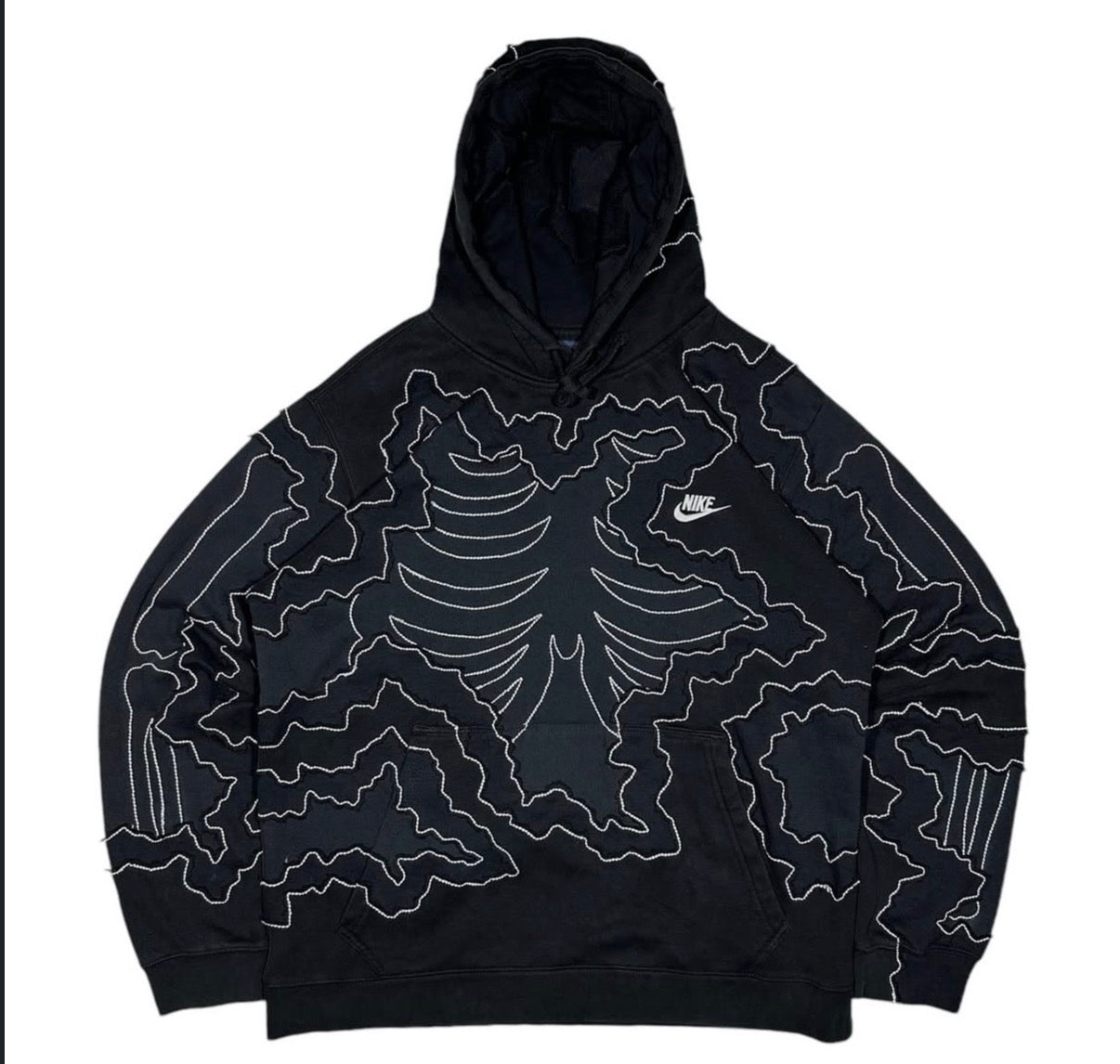 Hoodie Bones Black