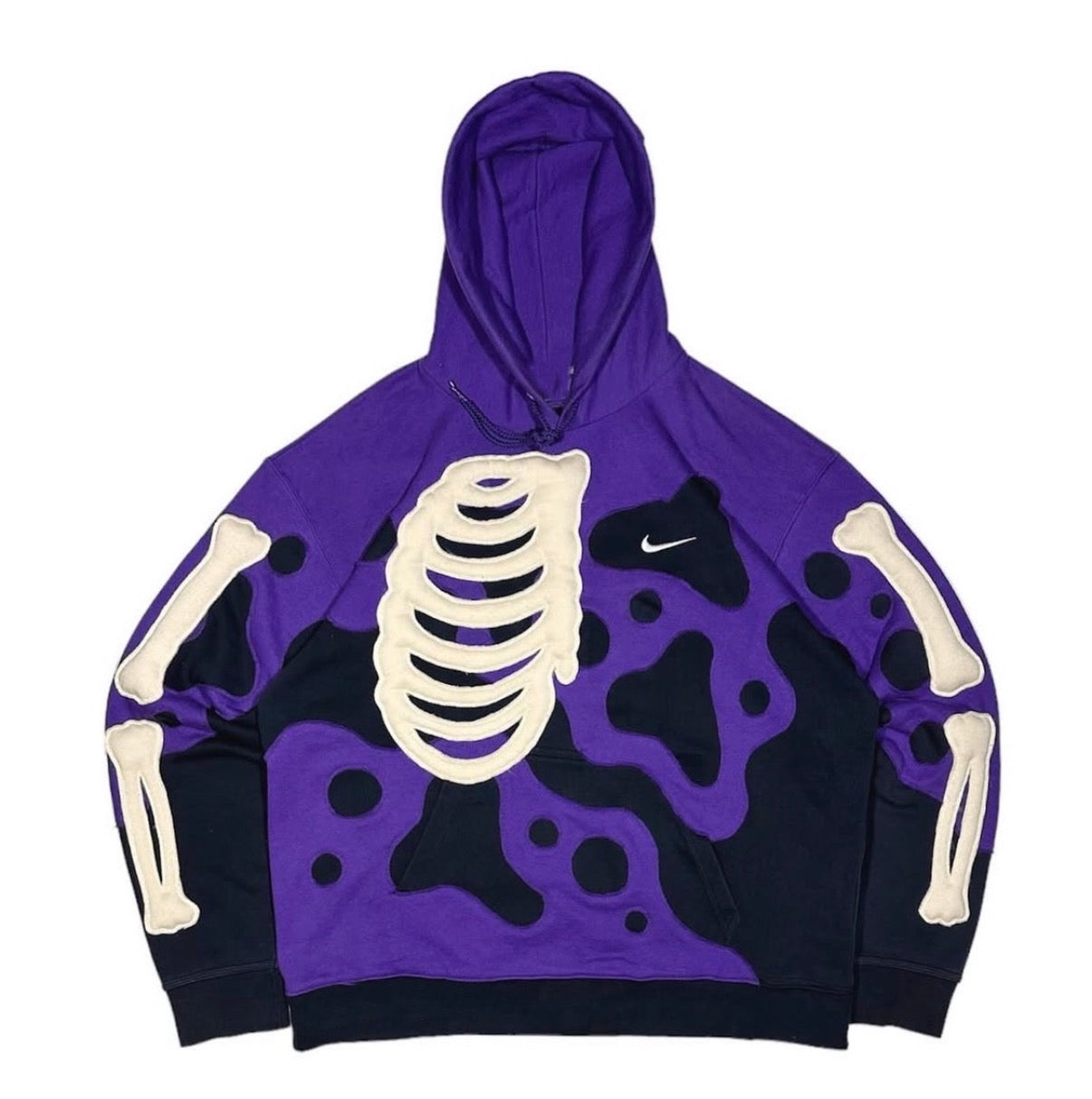 Hoodie Bones Morado