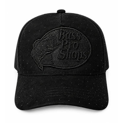 Gorra BASS PRO SHOPS Negra Brillos Fearless vista frontal