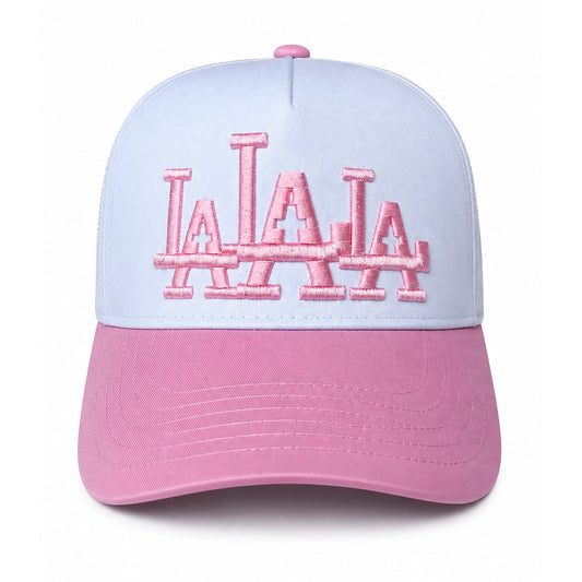Gorra LALALA Rosa Fearless vista frontal