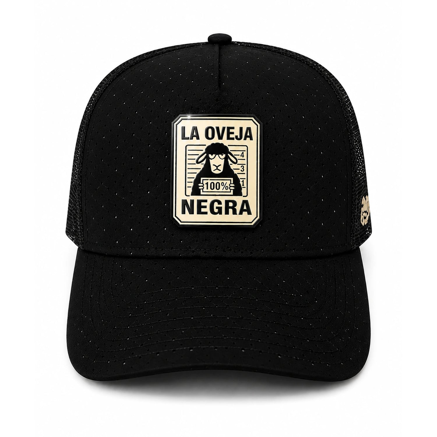 Gorra Oveja Negra Malla Fearless vista frontal
