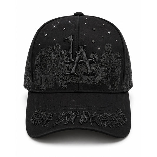 Gorra Última Cena Negra Fearless vista frontal