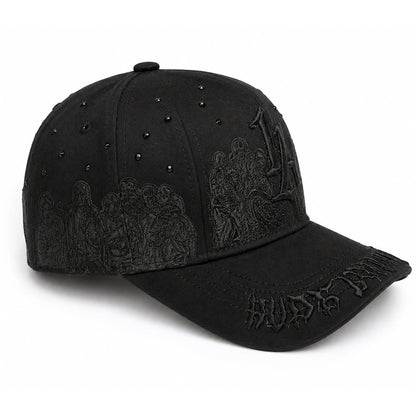 Gorra Última Cena Negra Fearless vista lateral