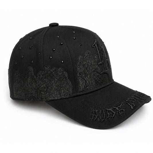 Gorra Última Cena Negra Fearless vista lateral