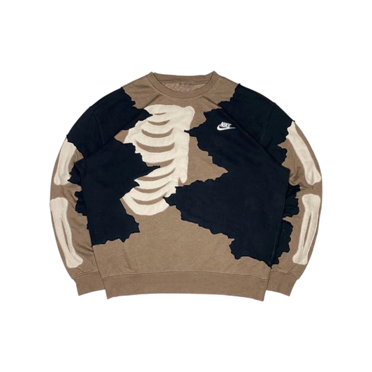 Sudadera Costillas Desierto Negro Fearless con gráfico streetwear en hoodie unisex
