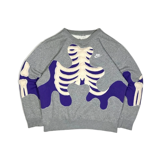 Sudadera Costillas Rayo Púrpura Fearless con gráfico streetwear en hoodie unisex