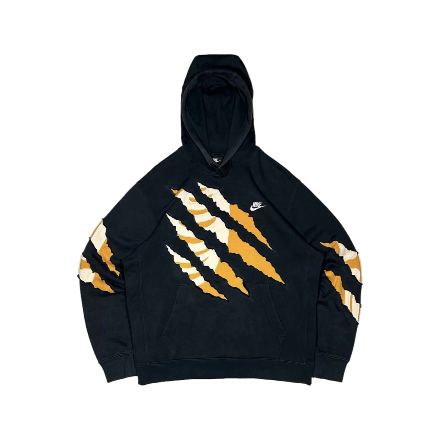 Sudadera Garras Doradas Fearless con gráfico streetwear en hoodie unisex