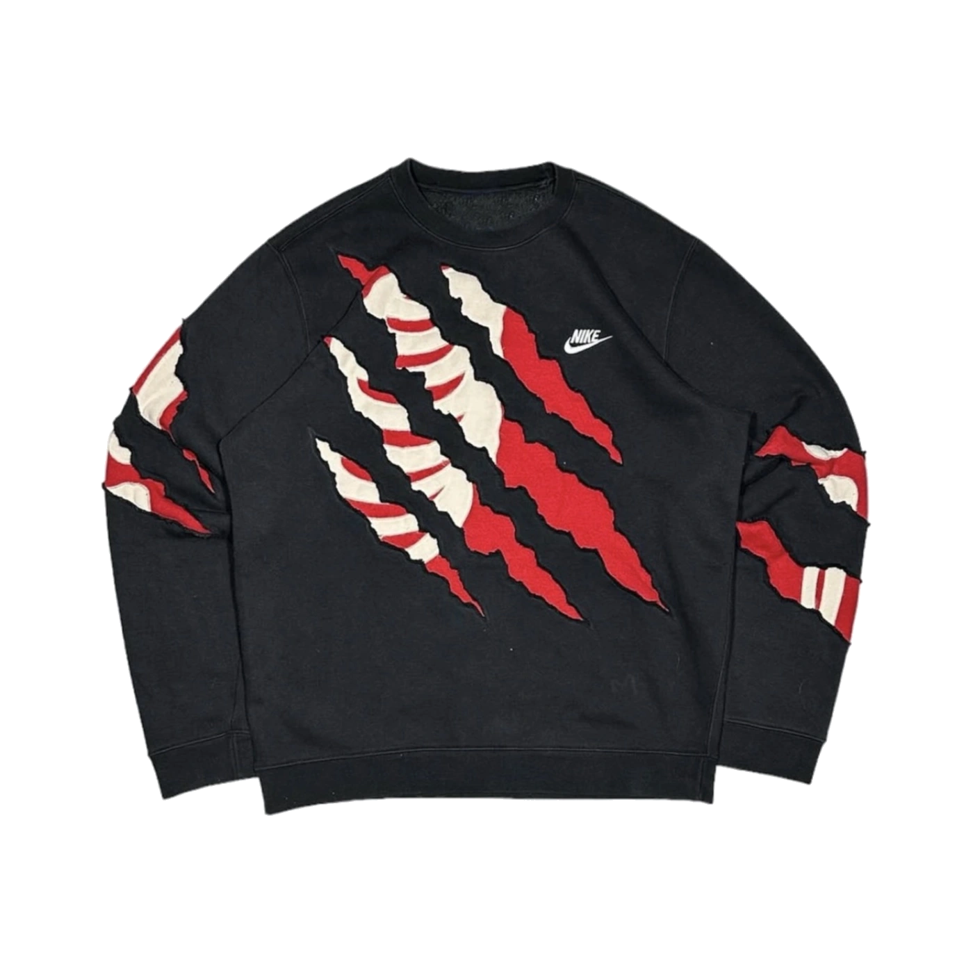 Sudadera Garras Rojas Nocturnas Fearless con gráfico streetwear en hoodie unisex