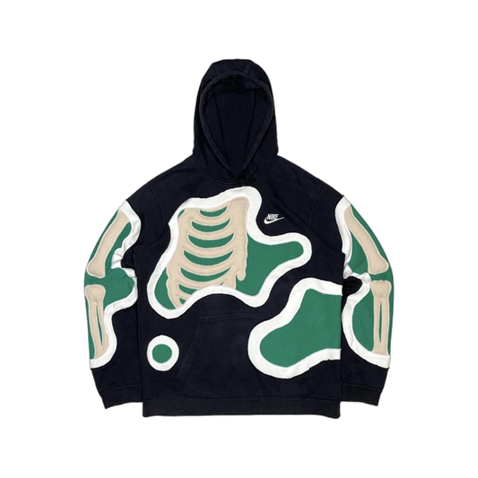 Sudadera Costillas Verde Esmeralda Fearless con gráfico streetwear en hoodie unisex