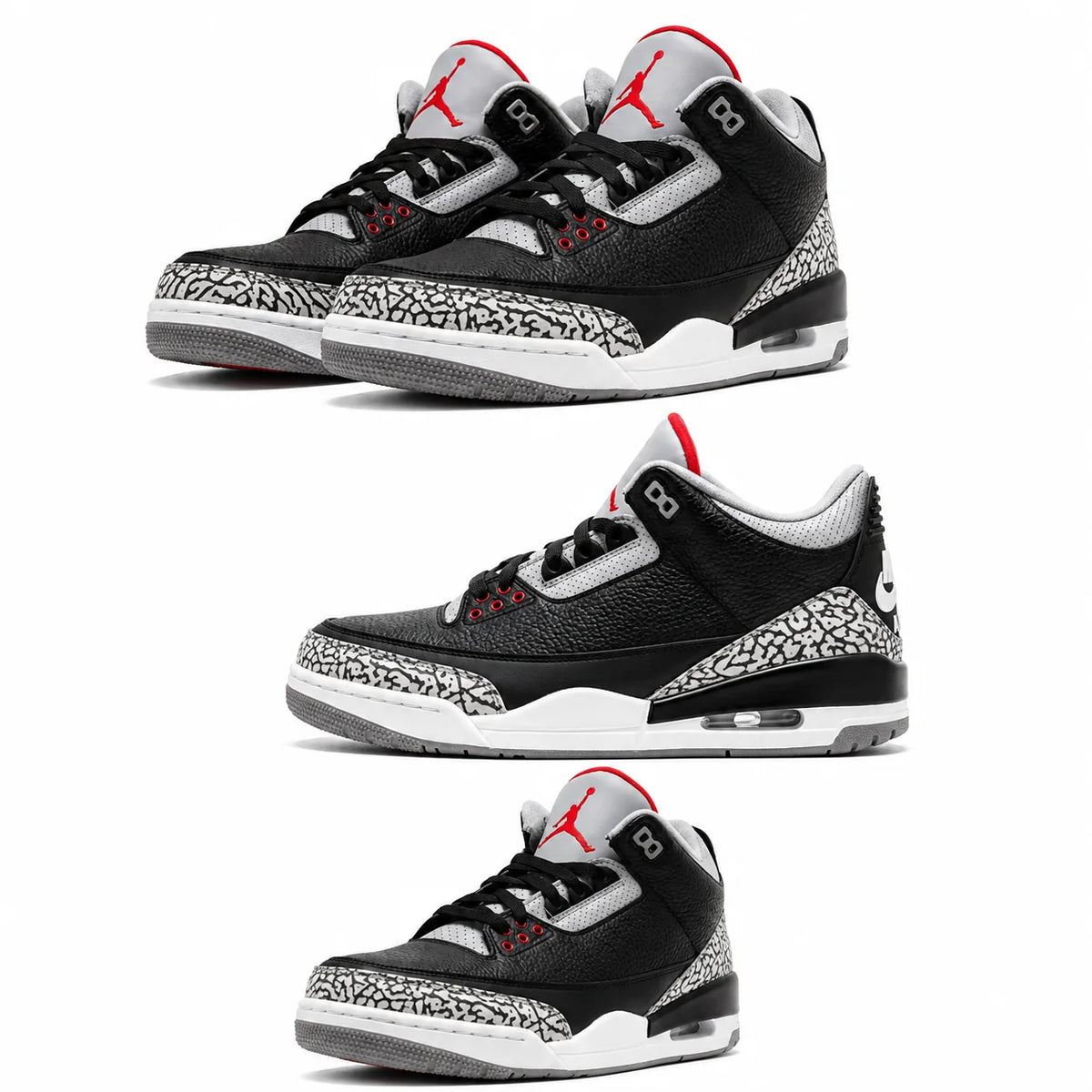 Jordan Retro 3 Black Cement