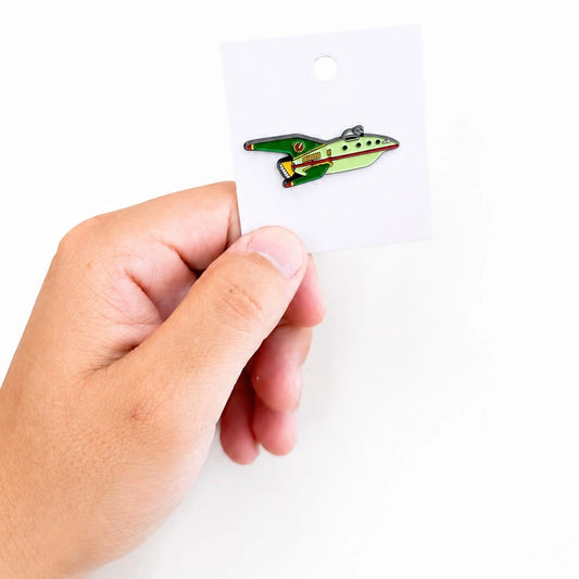 Pin Pez Verde Fearless, imagen de producto
