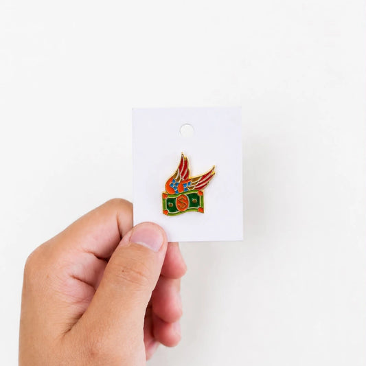 Pin Llama Colorida Fearless, imagen de producto