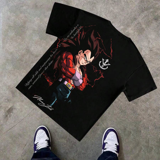 Red Shadow Fighter Graphic T-Shirt
