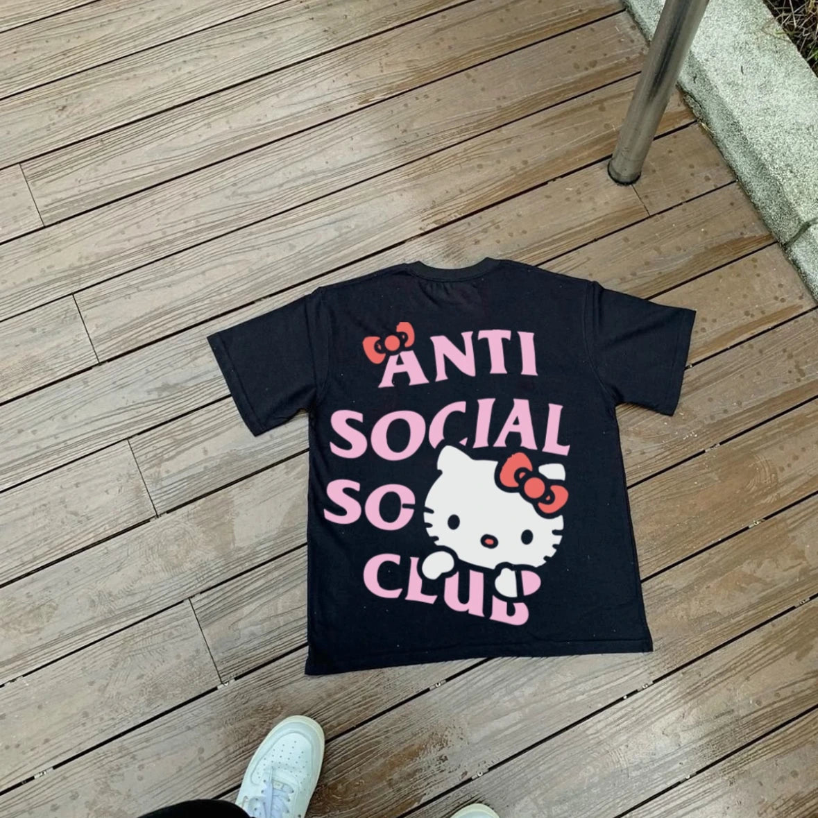 Anti Social Kitty Club Graphic T-Shirt