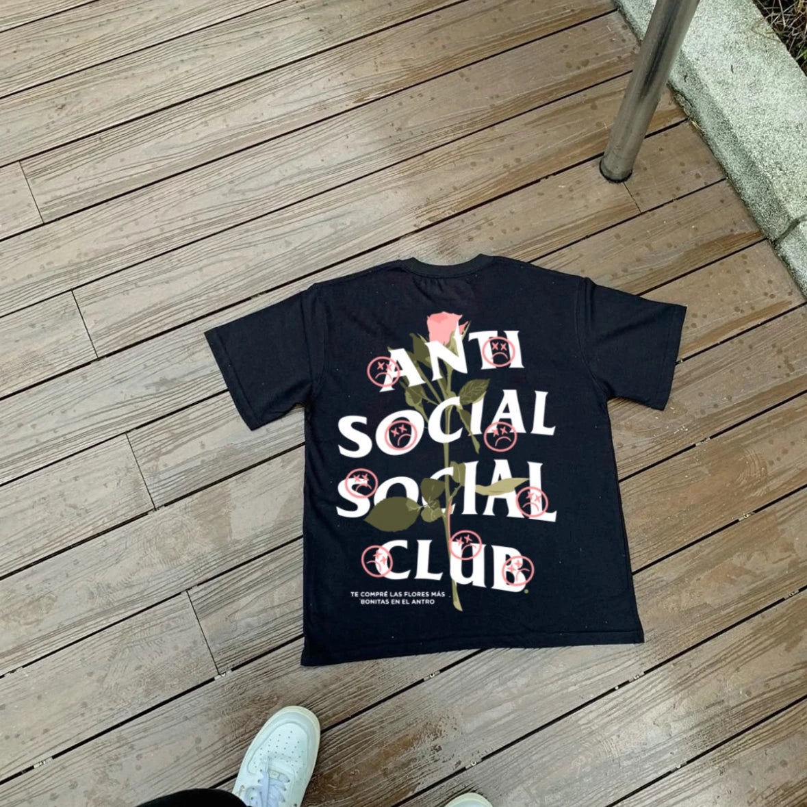Anti Social Helmet Rider Graphic T-Shirt