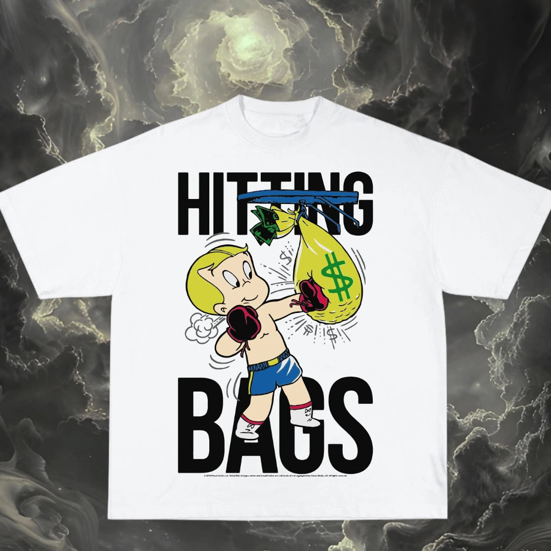 Hitting Bags Money Graphic T-Shirt