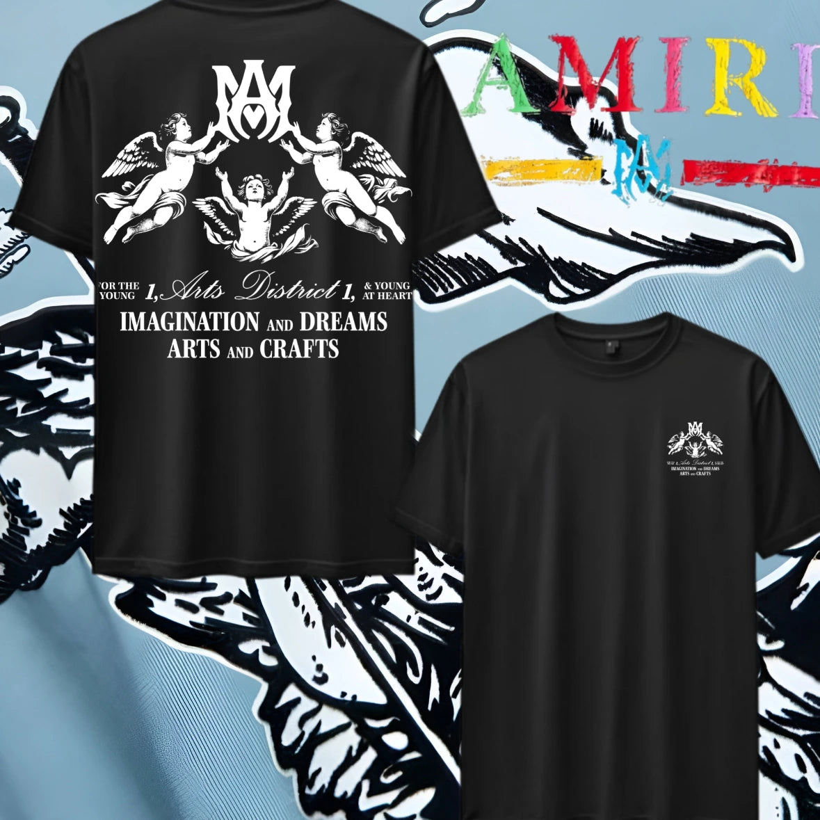 Amiri Imagination Arts Graphic T-Shirt