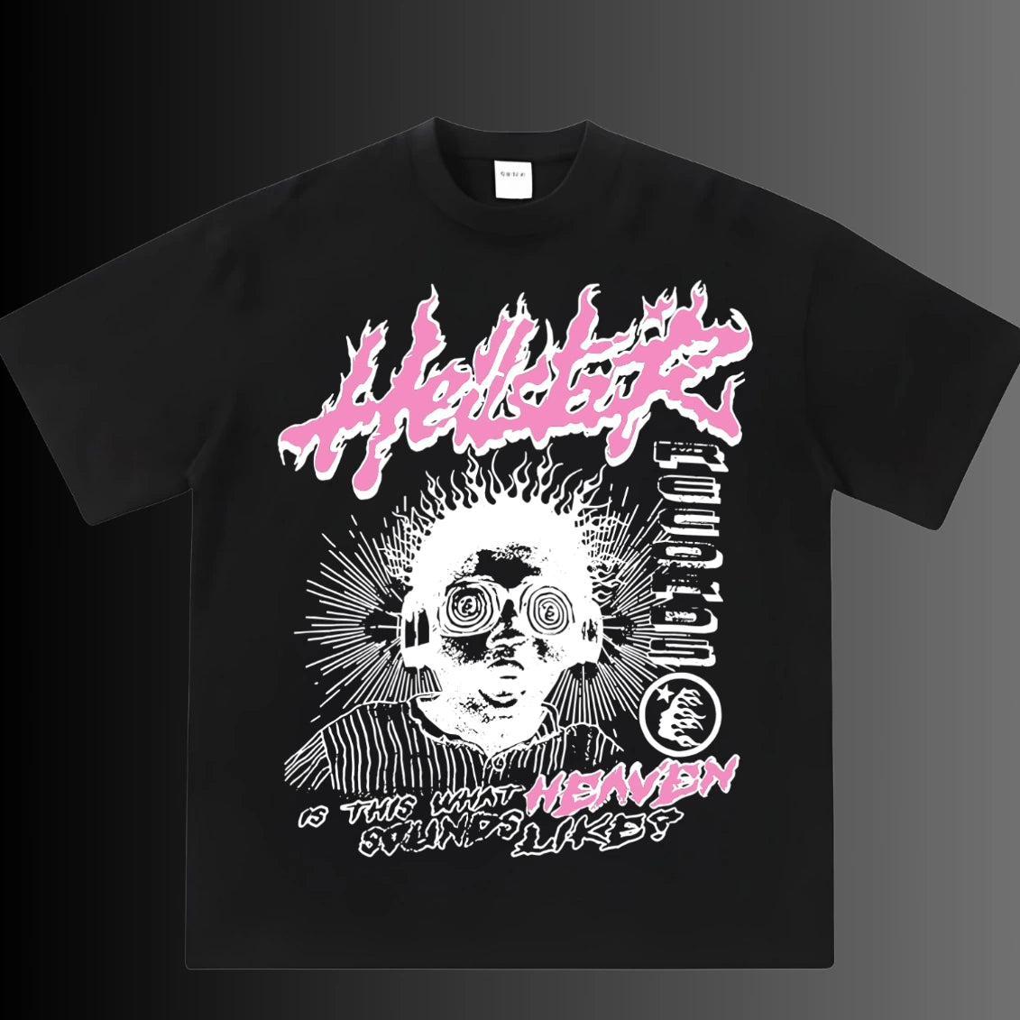 Hellstar Skull Radio Graphic T-Shirt