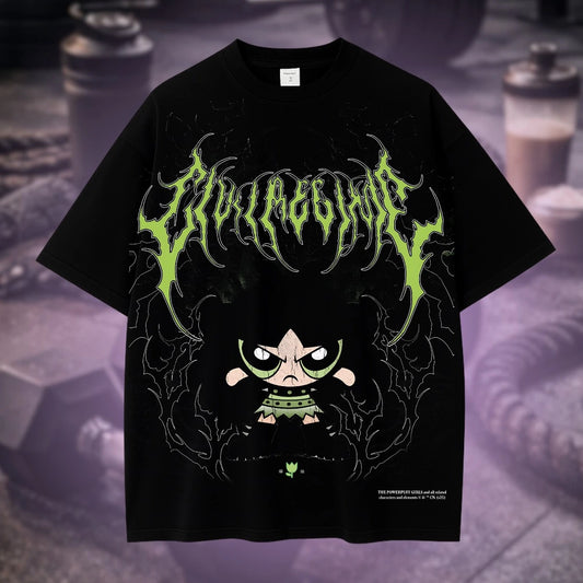 Powerpuff Green Thunder Graphic T-Shirt